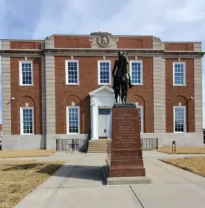President Andrew Jackson statue in Independence, Missouri