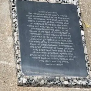 Swords for Plowshares statue in Independence, Missouri