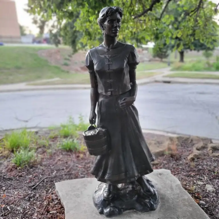 The Old Spring statue in Independence, Missouri